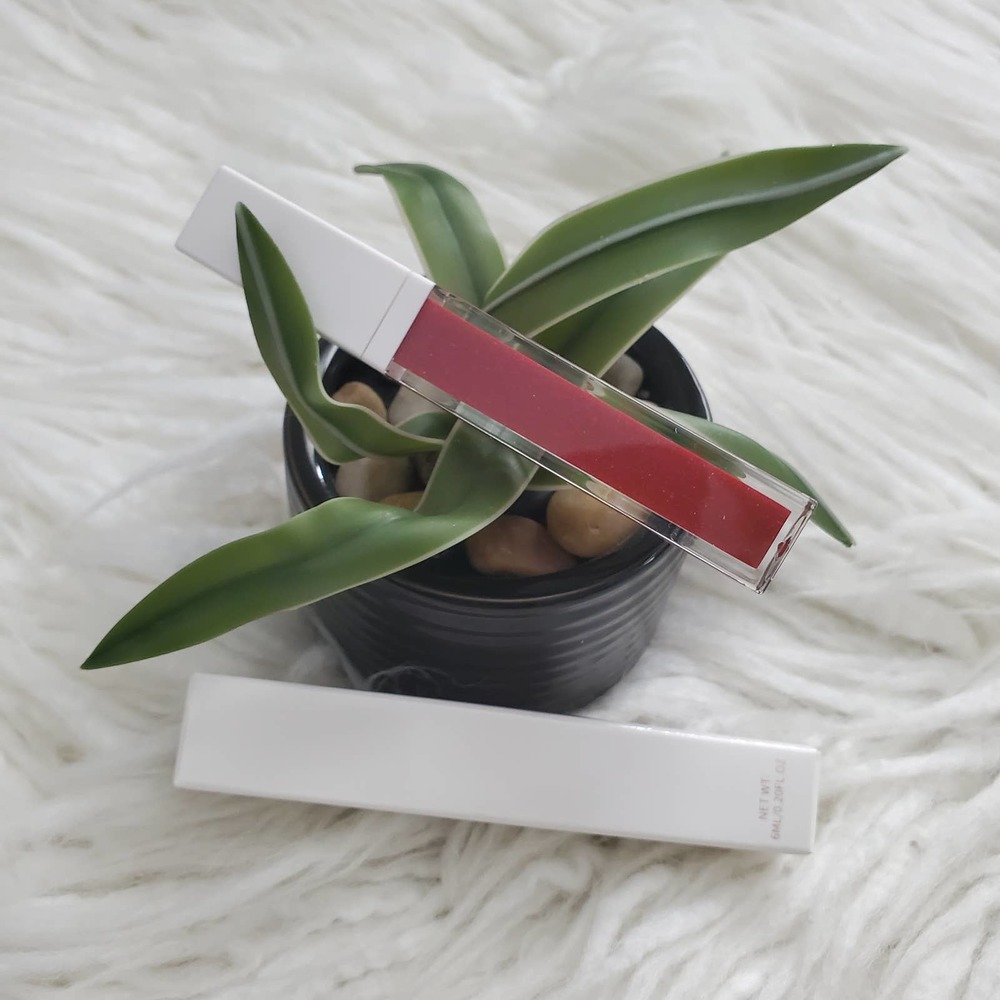 TASH Cosmetics Pink Shimmer Lip Gloss #12 White Top